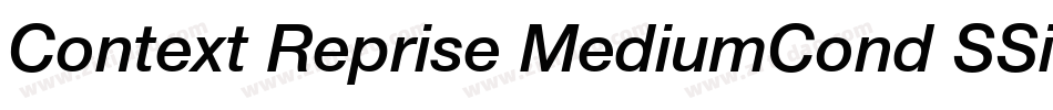 Context Reprise MediumCond SSi Normal字体转换